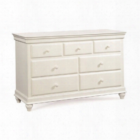 Smartstuff Classics 4.0 7 Drawer Dresser In Summer White