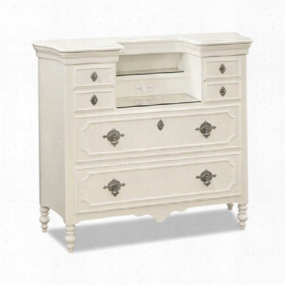 Smartstuff Genevieve Mademoiselle 6 Drawer Chest In French White