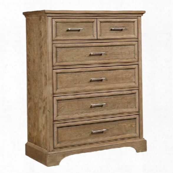 Stone & Leigh Chelsea Square 6 Drawer Chest In French Toast