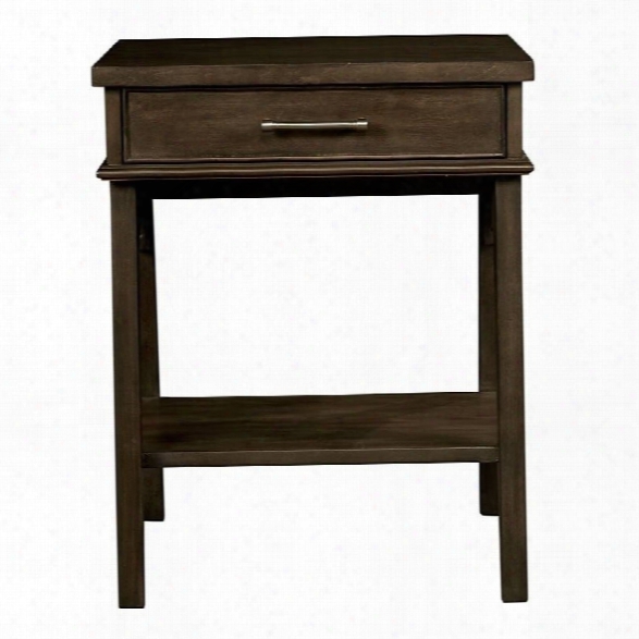 Stone & Leigh Chelsea Square Nightstand In Raisin