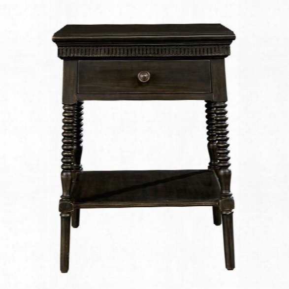 Stone & Leigh Smiling Hill Nightstand In Licorice