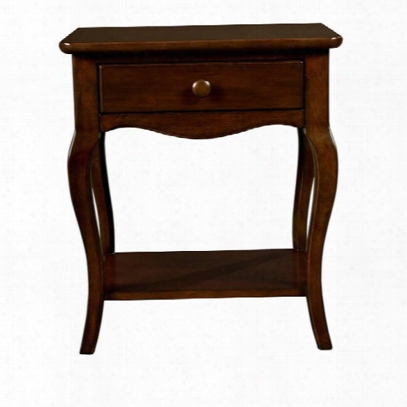 Stone & Leigh Teaberry Lane Nightstand In Midnight Cherry