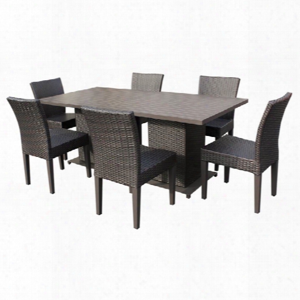 Tkc Napa 7 Piece 40 Square Dining Set In Espresso