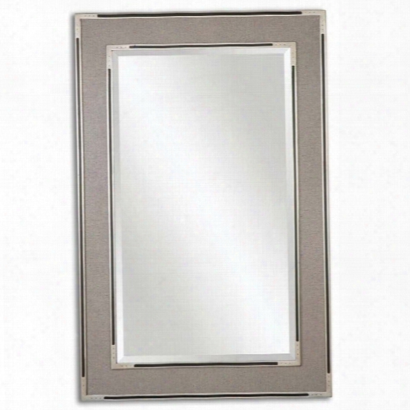 Uttermost Alfred Oversized Gray-tan Mirror