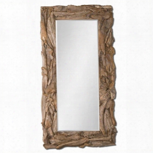 Uttermost Mirror In Natural Unfinished Teak Root