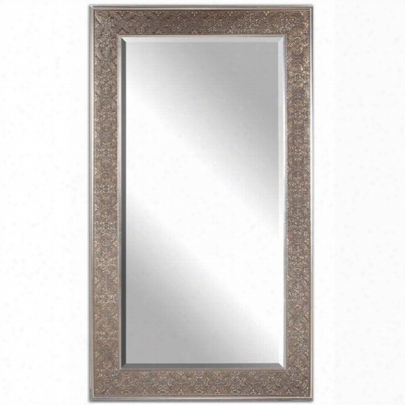 Uttermost Villata Mirror In Antique Silver Champagne