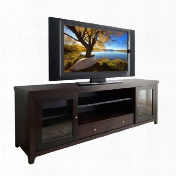 Abbyson Living Harper-lee 72 Wood Tv Stand In Espresso