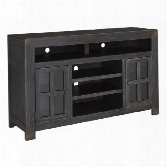 Ashley Gavelston 60 Tv Stand In Weathered Black