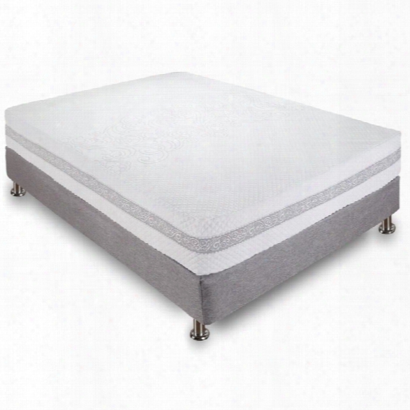 Classic Brands Engage California King Memory Foam Innerspring Mattress