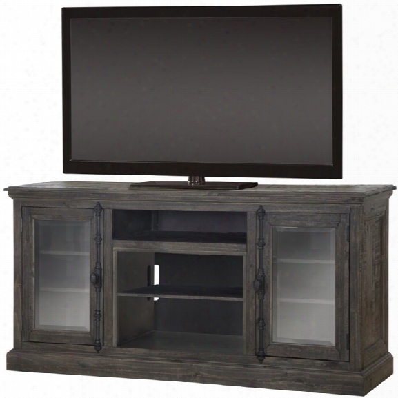 Dimplex Ashton 68 Tv Stand In Weathered Gray