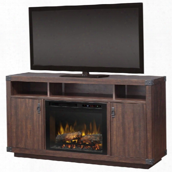 Dimplex Dale 59 Fireplace Tv Stand In Grainery Brown