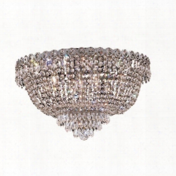 Elegant Lighting Century 20 9 Light Elements Crystal Flush Mount