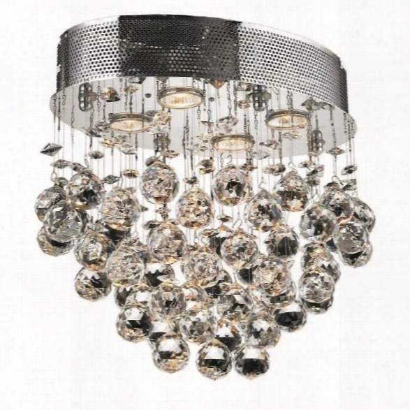 Elegant Lighting Galaxy 12 4 Light Elements Crystal Flush Mount