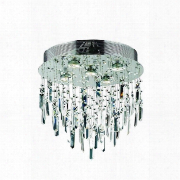 Elegant Lighting Galaxy 16 5 Light Spectra Crystal Flush Mount