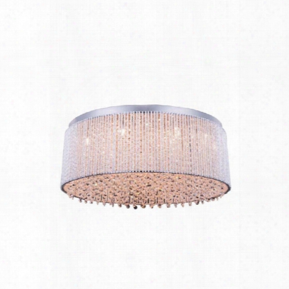 Elegant Lighting Influx 24 14 Light Royal Crystal Flush Mount