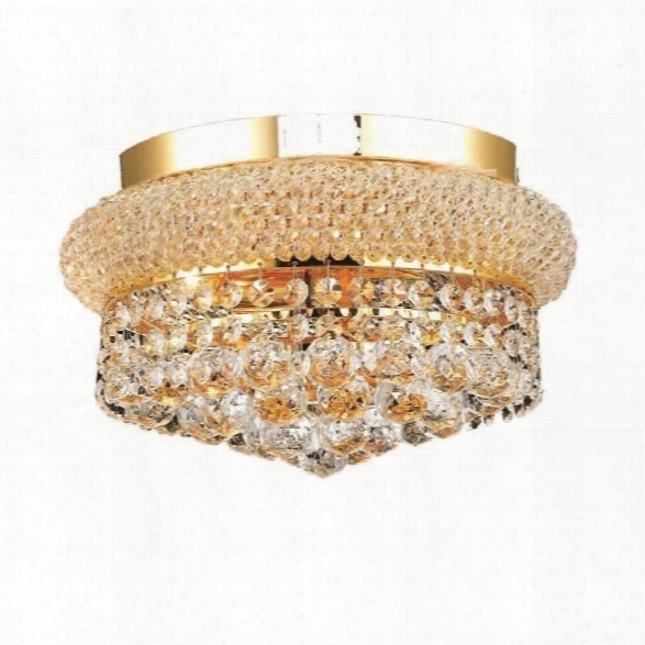 Elegant Lighting Primo 12 4 Light Spectra Crystal Flush Mount