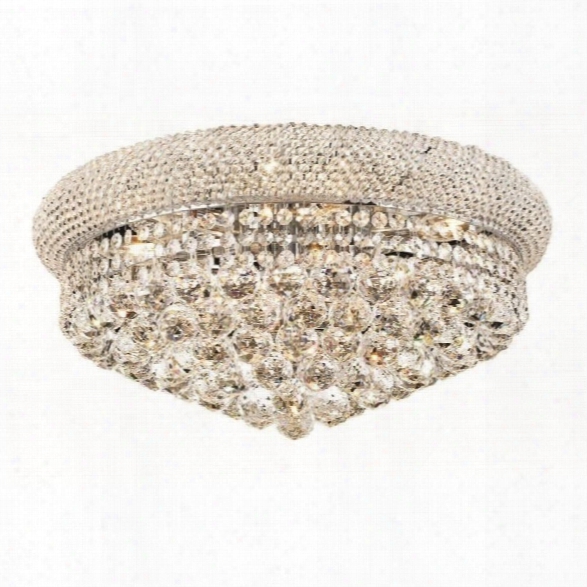 Elegant Lighting Primo 20 10 Light Spectra Crystal Flush Mount