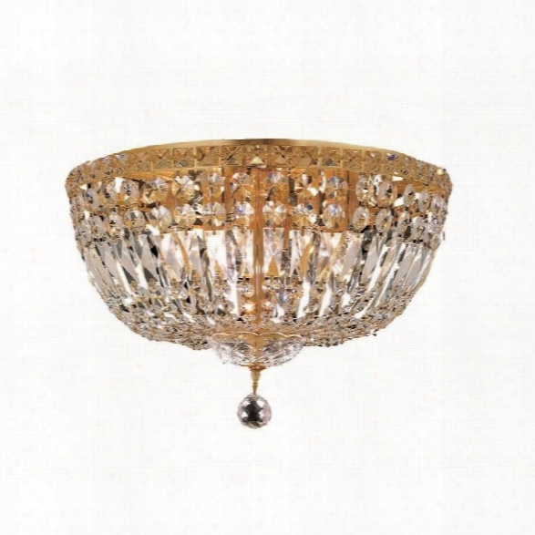 Elegant Lighting Tranquil 18 8 Light Elements Crystal Flush Mount