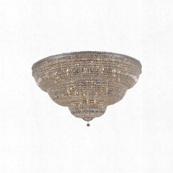 Elegant Lighting Tranquil 60 48 Light Elements Crystal Flush Mount