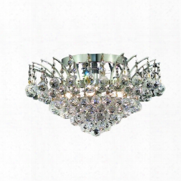 Elegant Lighting Victoria 16 6 Light Spectra Crystal Level Mount