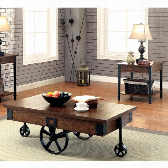 Furniture Of America Hersley 2 Piece Coffee Table Set