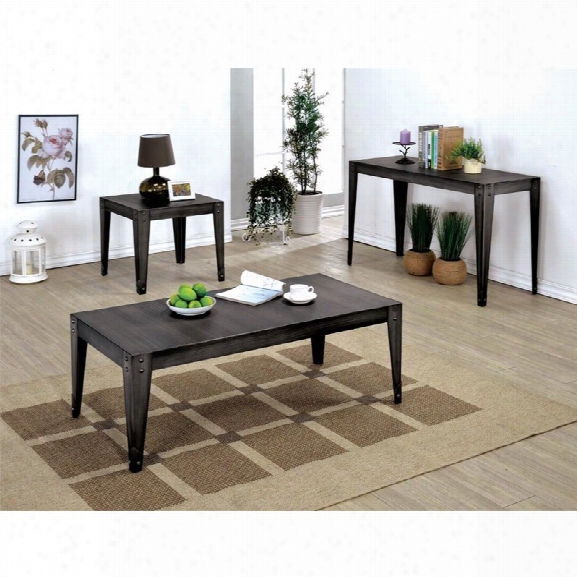 Furniture Of America Nikita 3 Piece Coffee Table Set