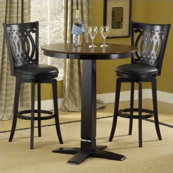 Hillsdale Dynamic Designs 5 Piece Pub Table And Stools Set