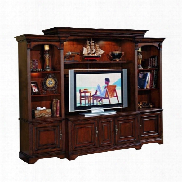 Hooker Furniture Brookhaven Home Theater Group W/ 56 Inch Console