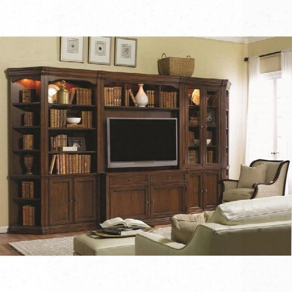 Hooker Furniture Cherry Creek Entertainment Wall Unit In Brown