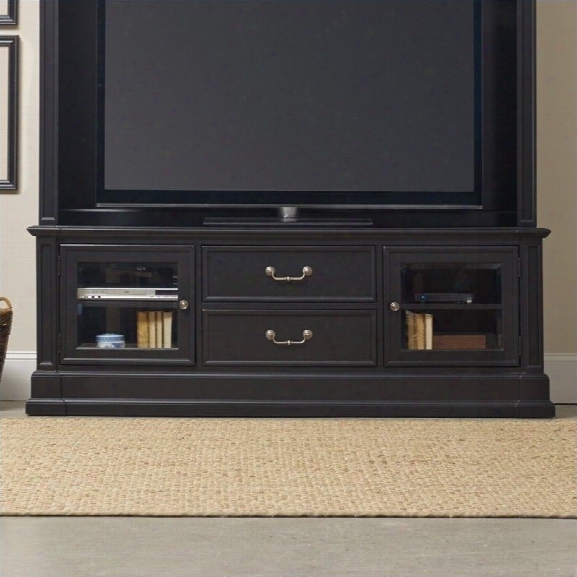 Hooker Furrniture Clermont 73 Entertainment Console In Black