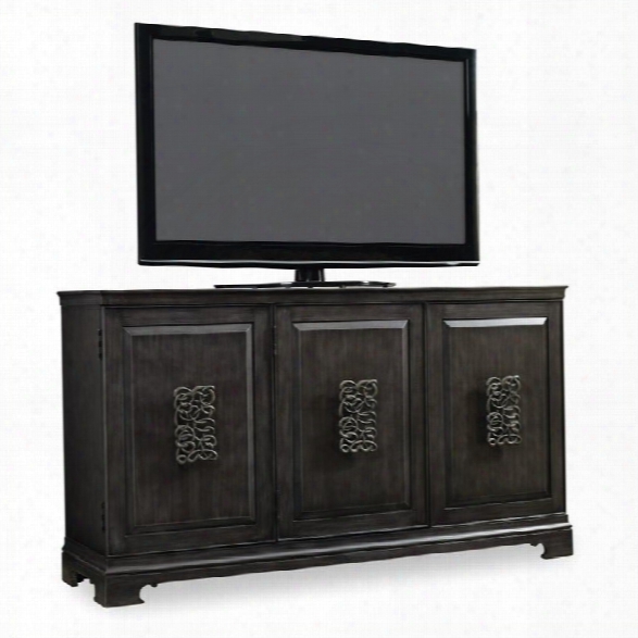 Hooker Furniture Melange Brockton 64 Tv Crednza In Charcoal Gray
