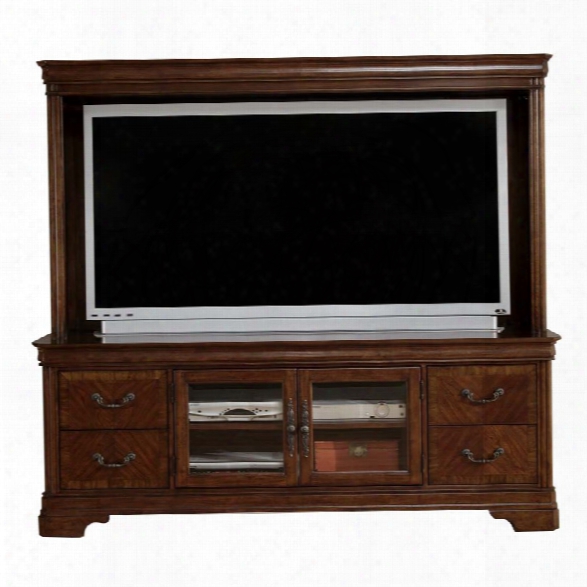 Liberty Furniture Alexandria Entertainment Center In Autumn Brown