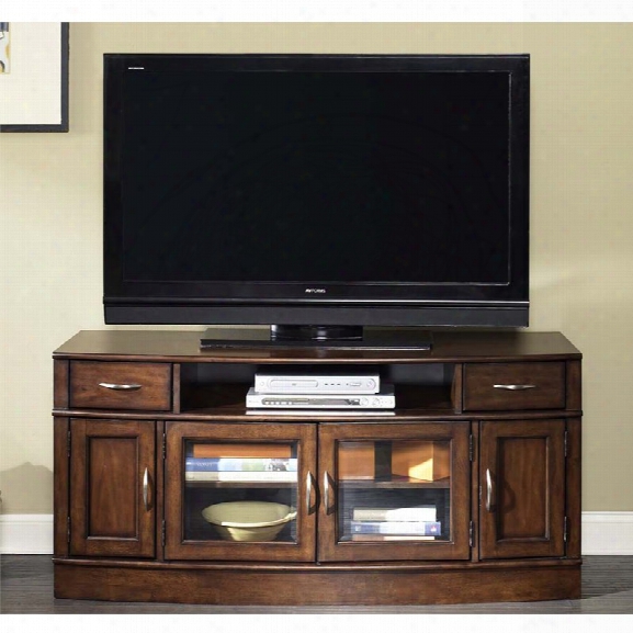 Liberty Furniture Hanover Tv Stand In Cherry Spice