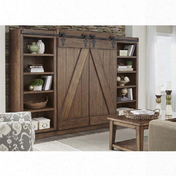 Liberty Furniture Lancaster Ii Entertainment Center In Antique Brown