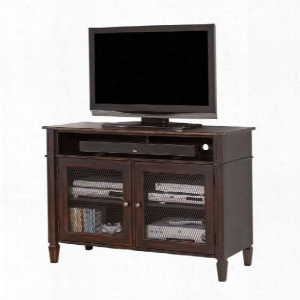Martin Furniture Navarro 40 Tv Console In Clove And Auburn