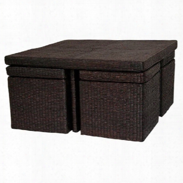 Oriental Furniture Coffee Table In Mocha