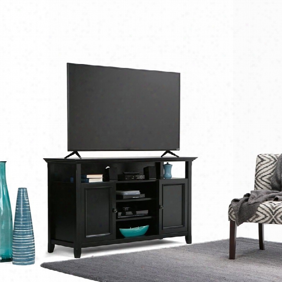 Simpli Home Amherst 54 Tv Stand In Black