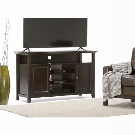 Simpli Home Amherst 54 Tv Stand In Dark Brown