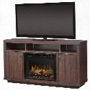 Dimplex Dale 59 Fireplace TV Stand in Grainery Brown