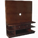 Hammary Urbana Entertainment Console in Dark Merlot