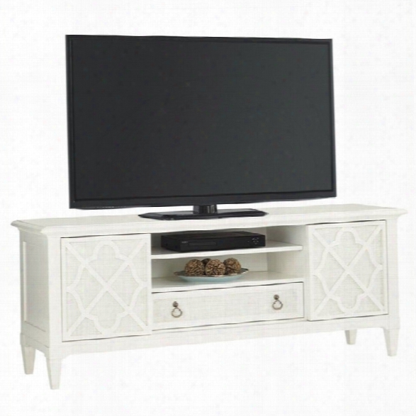 Tommy Bahama Home Ivory Key Wharf Street Entertainment Console In White