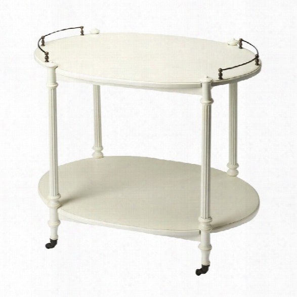 Butler Specialty Masterpiece Bar Cart In White