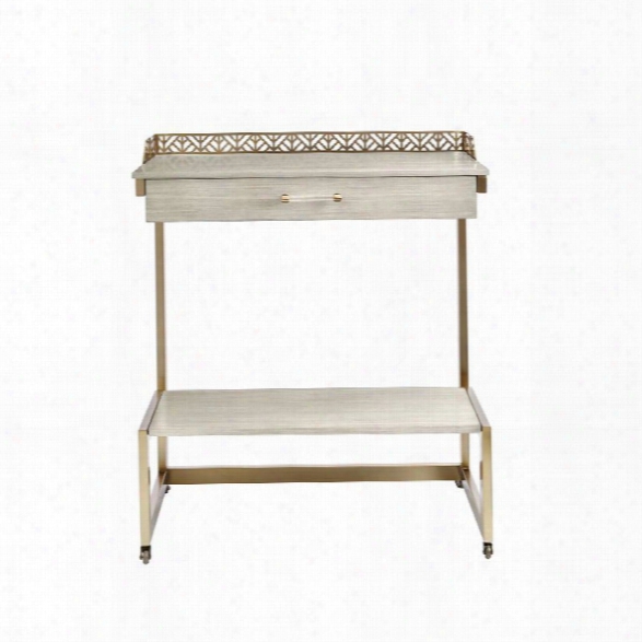 Coastal Living Oasis-catalina Bar Cart In Oyster