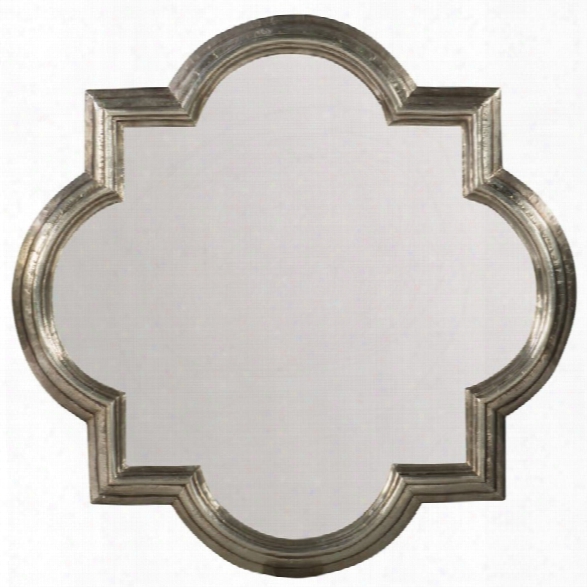 Hooker Furniture German Decorative Mirror In Silver Foil
