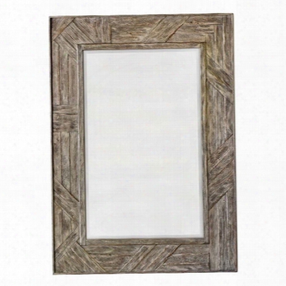 Uttermost Fortuo Mahogany Wood Mirror