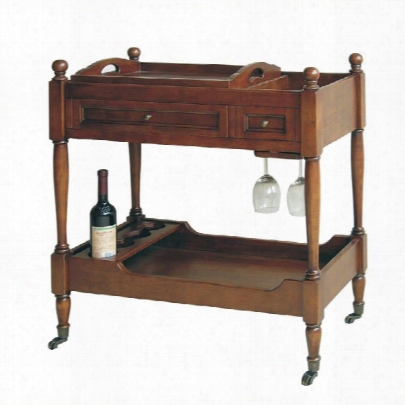 Wayborn Serving Cart In Brown