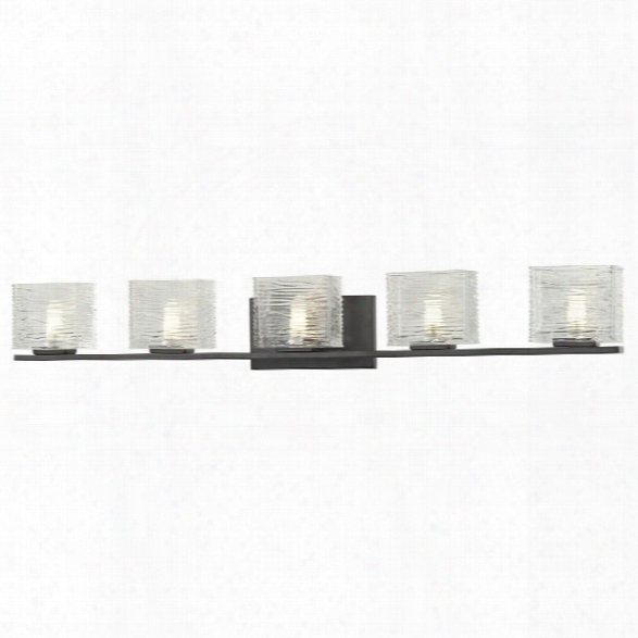 Z-lite Jaol 5 Light Vanity Light In Bronze