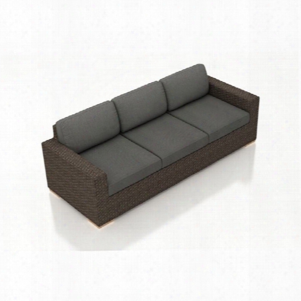 Harmonia Living Arden Patio Sofa In Canvas Charcoal