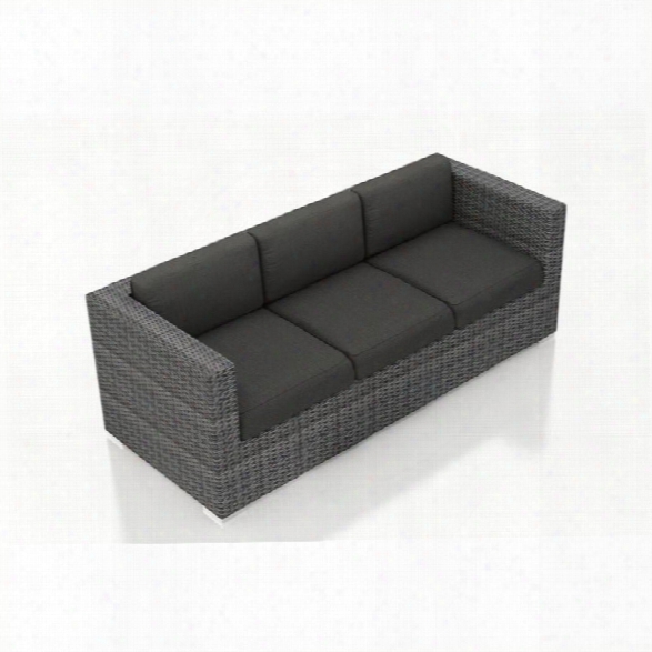 Harmonia Living District Patio Sofa In Canvas Charcoal