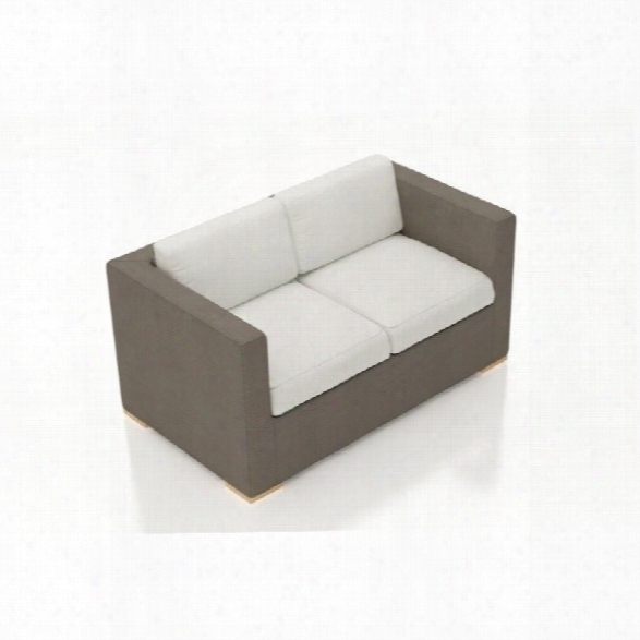 Harmonia Living Element Patio Loveseat In Canvas Natural